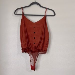 Free People XS Cutout Bodysuit